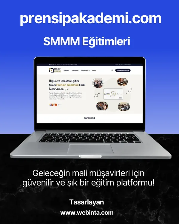 Prensip Akademi web sitesi