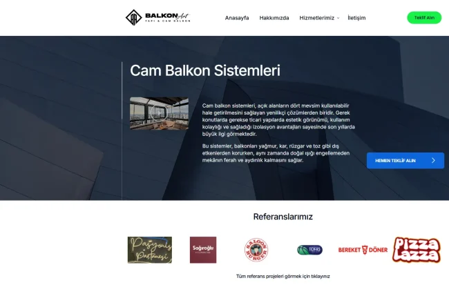 BalkonArt Cam Balkon