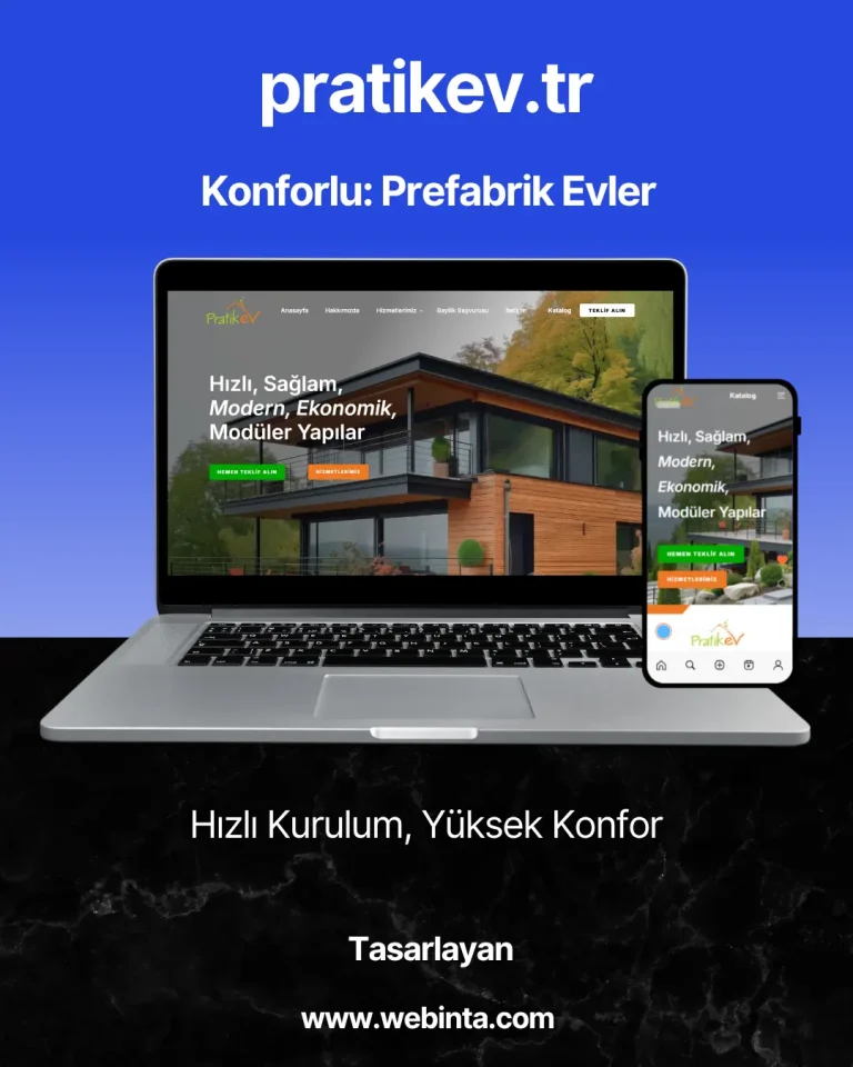 PratikEV Prefabrik Ev Sistemleri