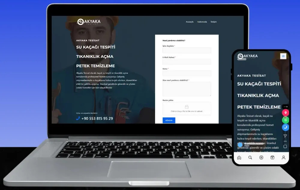 kacaksutespiti.com.tr web sitesi tasarımı
