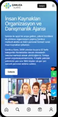 camlicaajans.com mobil görünüm