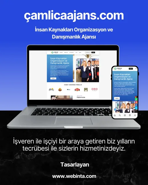 camlicaajans.com tanıtım görseli