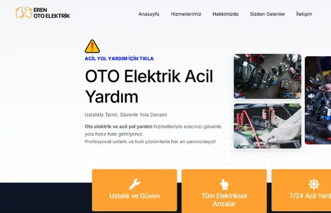 erenotoelektrik.com masaüstü görünüm