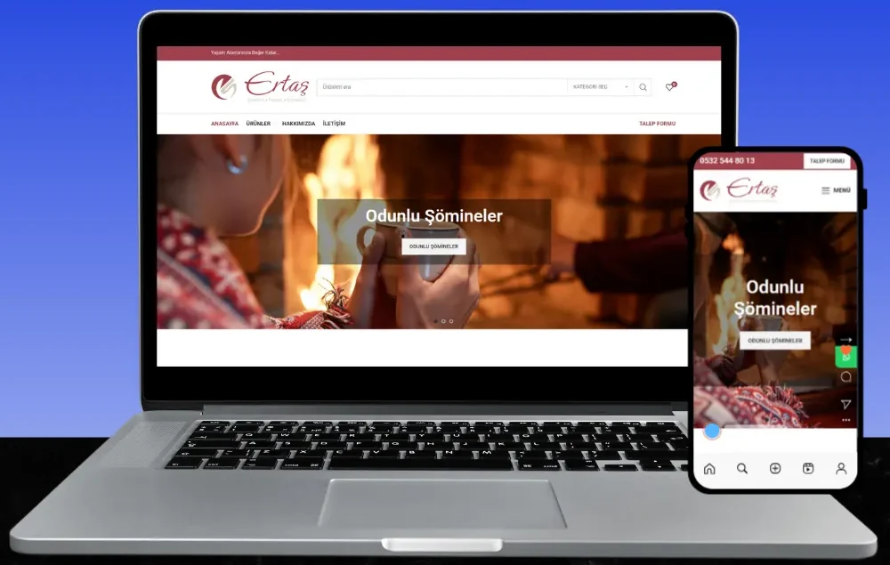 ertassomine.com web sitesi tasarımı