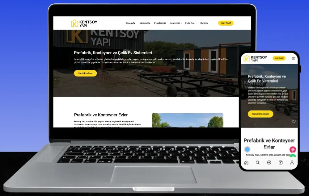 kentsoyapi.com web sitesi tasarımı