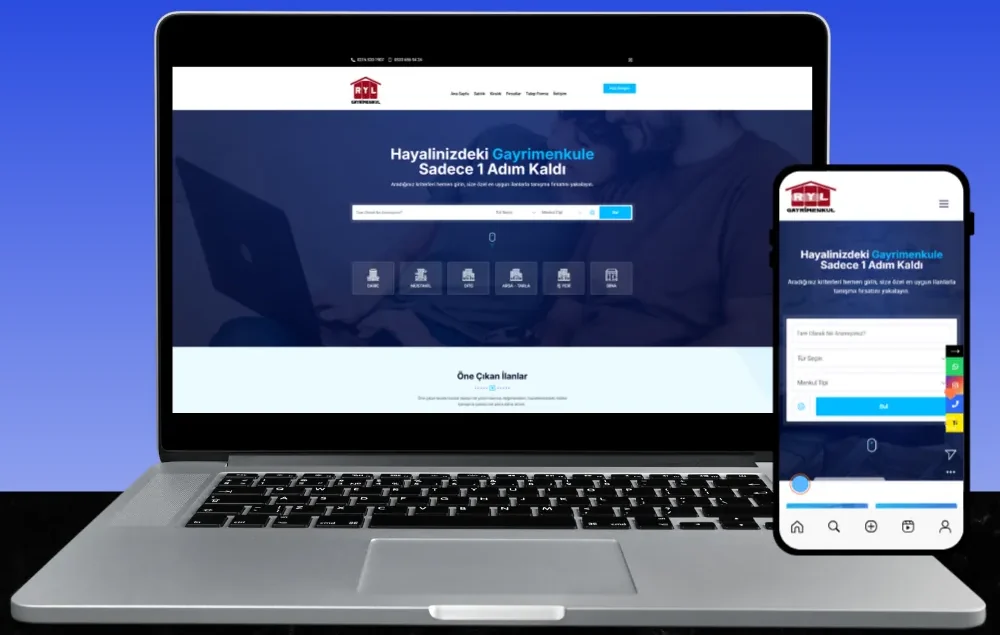 rylgayrimenkul.com web sitesi tasarımı